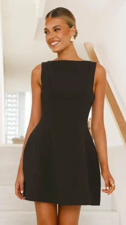 SASHA (BNE) Dresses|Wedding Guest Dresses^Rafiki Mini Dress - Black