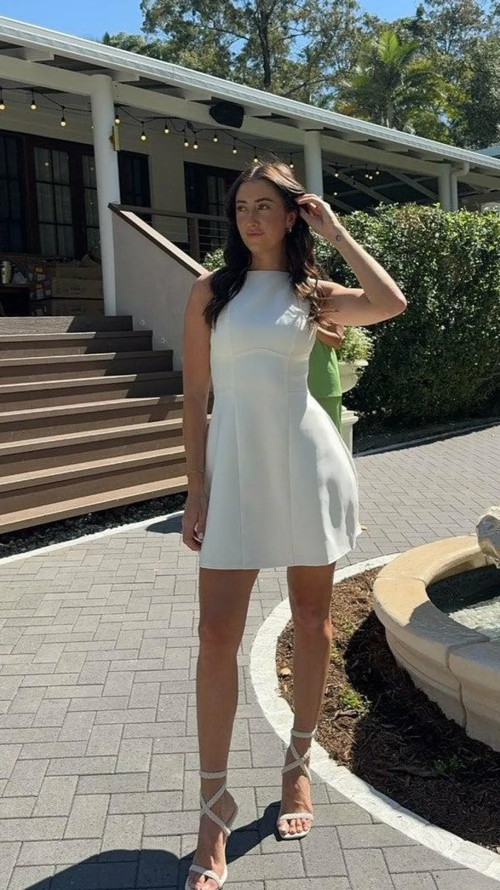 SASHA (BNE) Hen'S Collection|Dresses^Rafiki Mini Dress - White