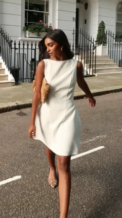 SASHA (BNE) Hen'S Collection|Dresses^Rafiki Mini Dress - White
