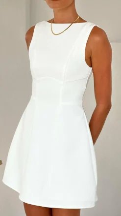SASHA (BNE) Hen'S Collection|Dresses^Rafiki Mini Dress - White