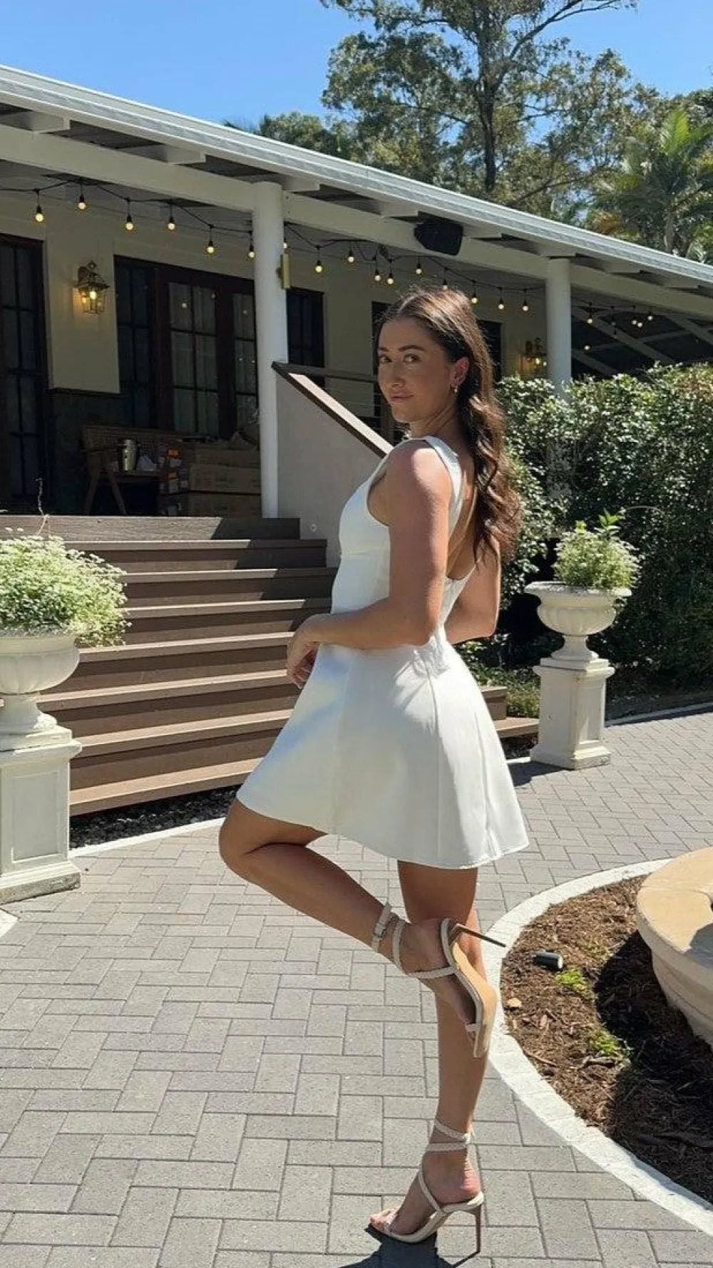 SASHA (BNE) Hen'S Collection|Dresses^Rafiki Mini Dress - White