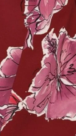 SASHA (BNE) Dresses|Mini^Rafiki Mini Dress - Wine/Pink Floral