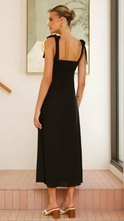 Fashion Allied Sale Dresses^Rayana Tie Maxi Dress - Black