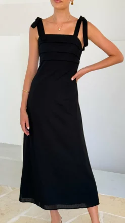 Fashion Allied Sale Dresses^Rayana Tie Maxi Dress - Black