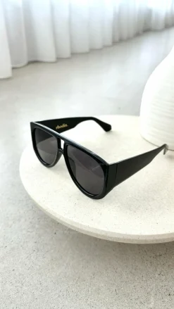 Rhodin Sunglasses^RC Shadow Aviator Sunglasses - Black