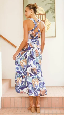 Bubblegum Dresses|Maxi^Reba Maxi Dress - Donatella Azure