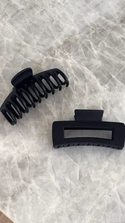 Angel Whisper Gift Collection|Hair Accessories^Regina Matte Claw Clip - Black