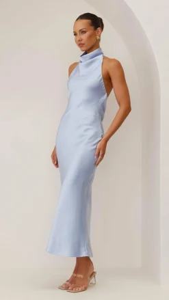 Alive Girl Dresses|Bridesmaid^Rina Midi Dress - Blue