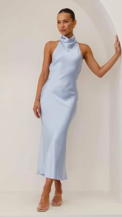 Alive Girl Dresses|Bridesmaid^Rina Midi Dress - Blue
