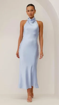 Alive Girl Dresses|Bridesmaid^Rina Midi Dress - Blue