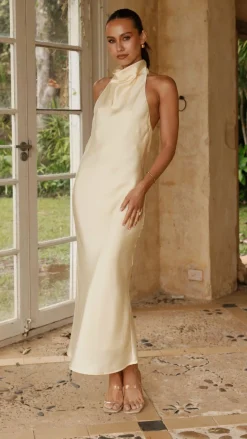 Alive Girl Je T'Aime|Dresses^Rina Midi Dress - Yellow