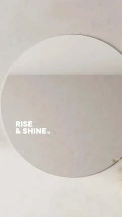 selfawear Beauty|Gift Collection^Rise & Shine - Affirmation Mirror Sticker