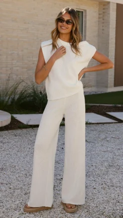 Burans Sets|Bottoms^Robin Pants - White