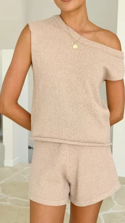 Burans Sets|Bottoms^Robin Shorts - Taupe