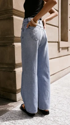Rollas The Denim Edit|Jeans^Kate Baggy Jean - 90s Blue