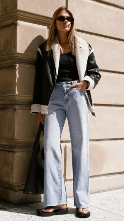 Rollas The Denim Edit|Jeans^Kate Baggy Jean - 90s Blue