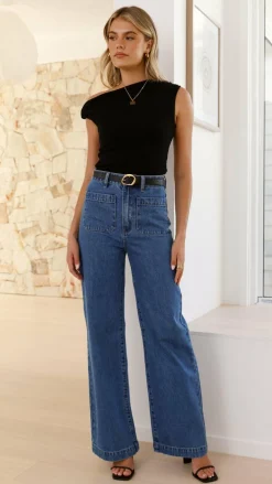 Rollas The Denim Edit|Jeans^Sailor Jean Long - Ashley Blue