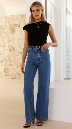 Rollas The Denim Edit|Jeans^Sailor Jean Long - Ashley Blue