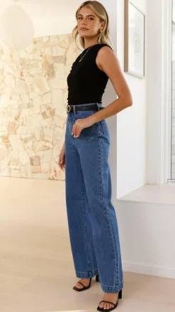 Rollas The Denim Edit|Jeans^Sailor Jean Long - Ashley Blue