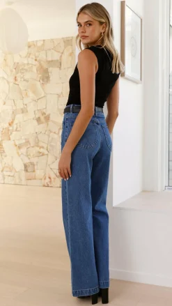 Rollas The Denim Edit|Jeans^Sailor Jean Long - Ashley Blue