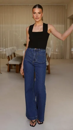 Rollas Jeans|The Denim Edit^Sailor Jean Long - Eco Ruby