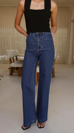 Rollas Jeans|The Denim Edit^Sailor Jean Long - Eco Ruby
