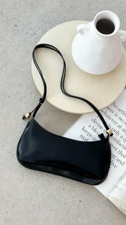 Billini Bags|Billini^Rosabelle Shoulder Bag - Black Shine
