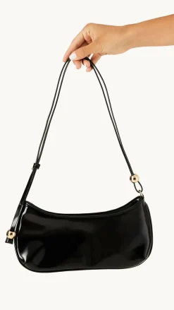 Billini Bags|Billini^Rosabelle Shoulder Bag - Black Shine