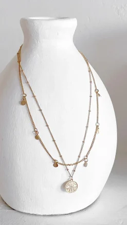 Angel Whisper Necklaces|Hen'S Collection^Rubi Layered Set - Gold