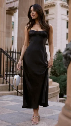 SASHA (BNE) Sale Evening|Formal / Graduation^Rue Maxi Dress - Black