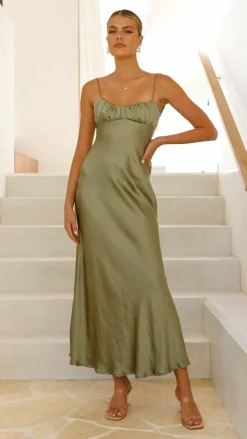 SASHA (BNE) Sale Evening|Sale Dresses^Rue Maxi Dress - Olive