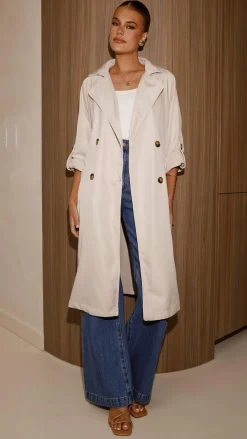 Fashion Allied Coats|Coats^Rylie Trench Coat - Sand