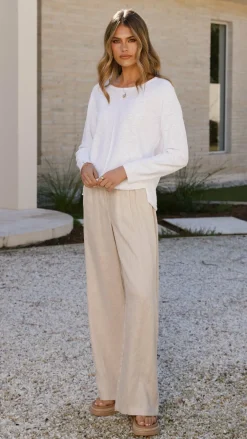 Little Lies Tops^Sacha Top - White