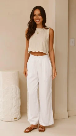YH AND CO Tops^Sadie Top - Beige
