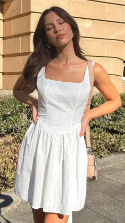 SASHA (BNE) Hen'S Collection|Dresses^Sadzi Mini Dress - White