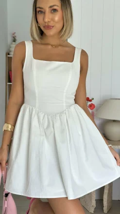 SASHA (BNE) Hen'S Collection|Dresses^Sadzi Mini Dress - White