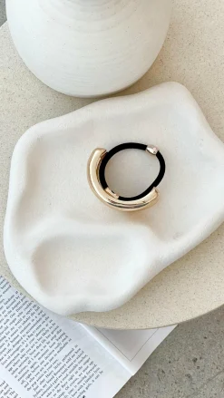 Your Accessory Shop Hair Accessories^Saku Hair Tie - Gold