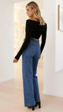 Burans Tops^Sandrine Bodysuit - Black