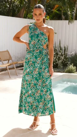 Sweet Acacia Dresses|Maxi^Sara Maxi Dress - Green Floral