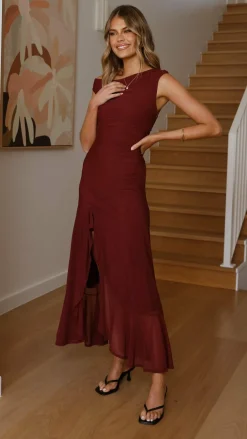 SASHA (BNE) Dresses|Maxi^Sareiah Maxi Dress - Wine