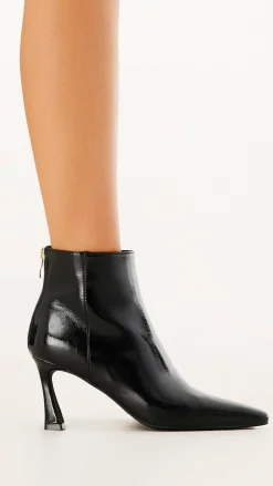 Billini Billini^Scotty Boots - Black Crinkle Patent