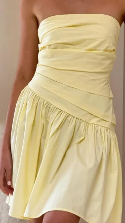 Amore Agencies Sale Dresses^Selena Mini Dress - Yellow
