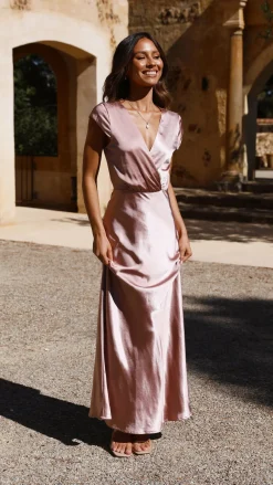 LILYWHYT Mon Cheri|Dresses^Selma Maxi Dress - Dusty Pink