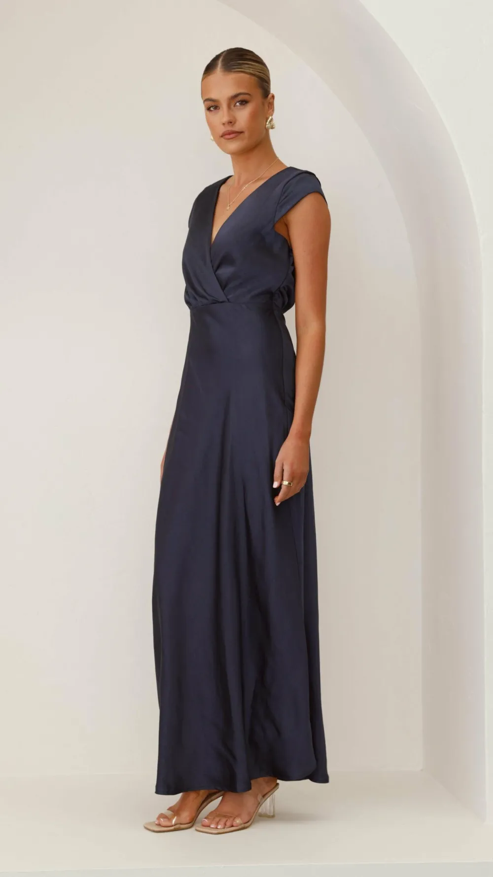LILYWHYT Sale Evening^Selma Maxi Dress - Navy
