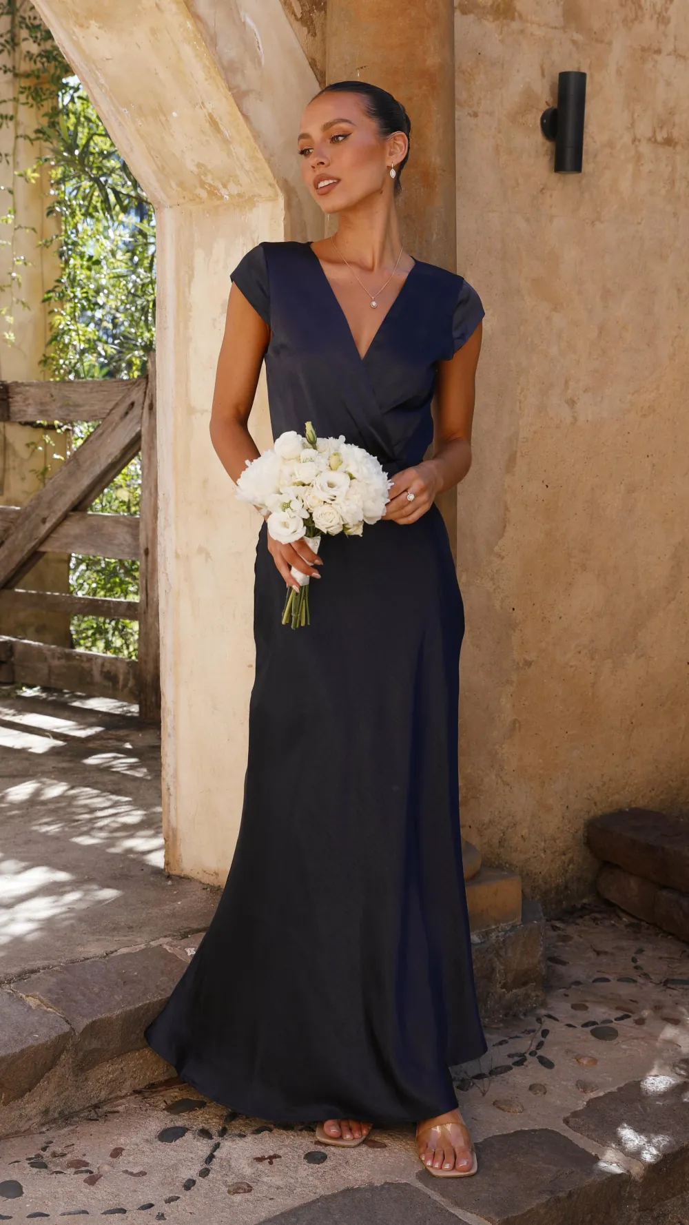 LILYWHYT Sale Evening^Selma Maxi Dress - Navy