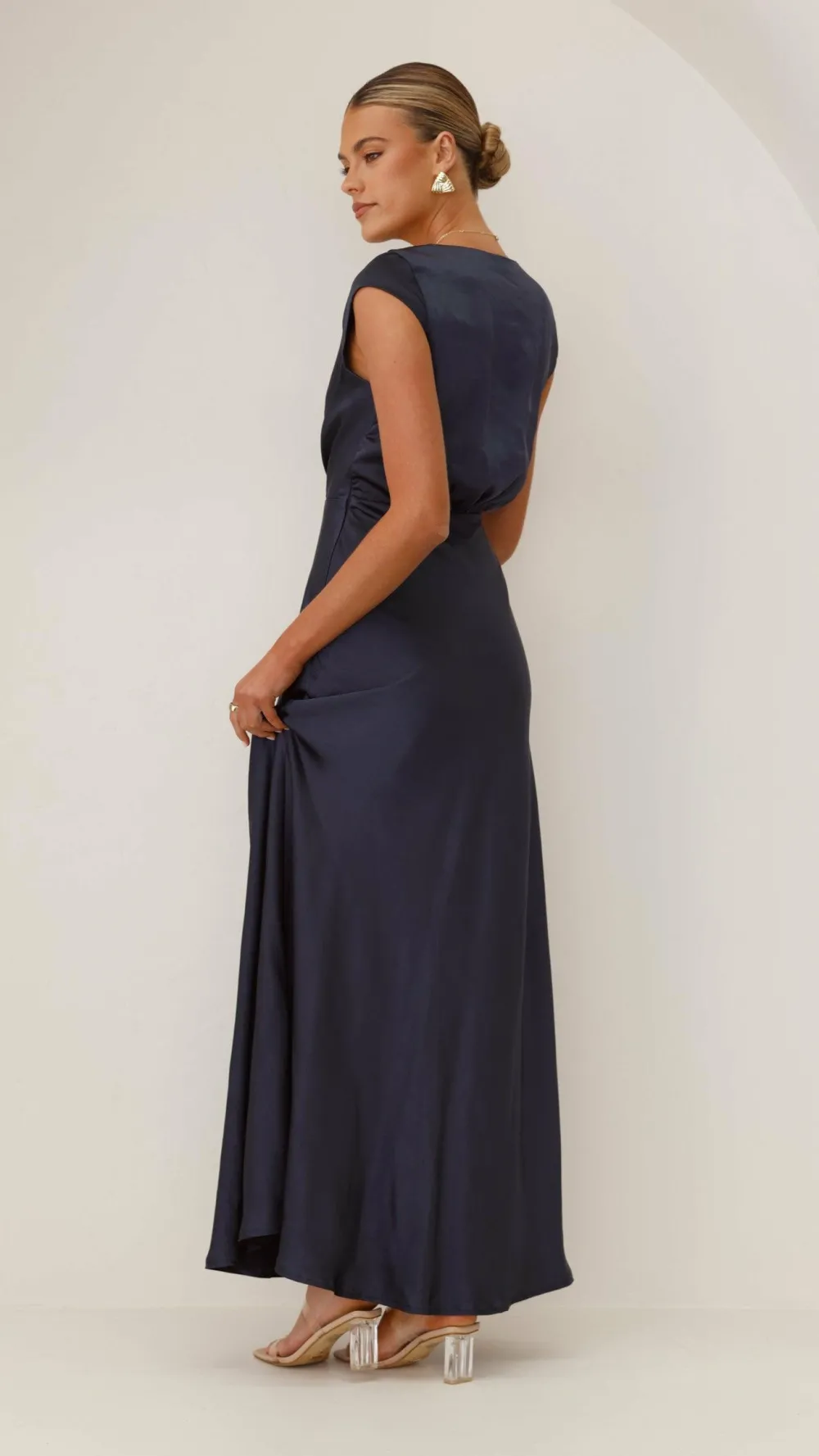 LILYWHYT Sale Evening^Selma Maxi Dress - Navy