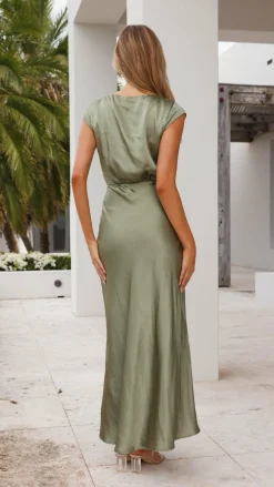 LILYWHYT Mon Cheri|Dresses^Selma Maxi Dress - Olive