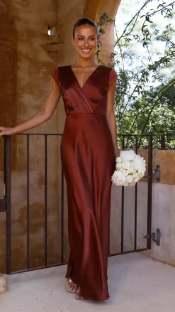 LILYWHYT Mon Cheri|Dresses^Selma Maxi Dress - Rust