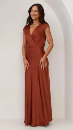 LILYWHYT Mon Cheri|Dresses^Selma Maxi Dress - Rust