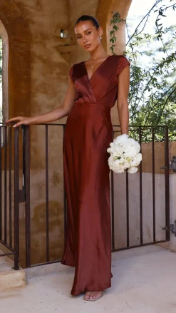 LILYWHYT Mon Cheri|Dresses^Selma Maxi Dress - Rust